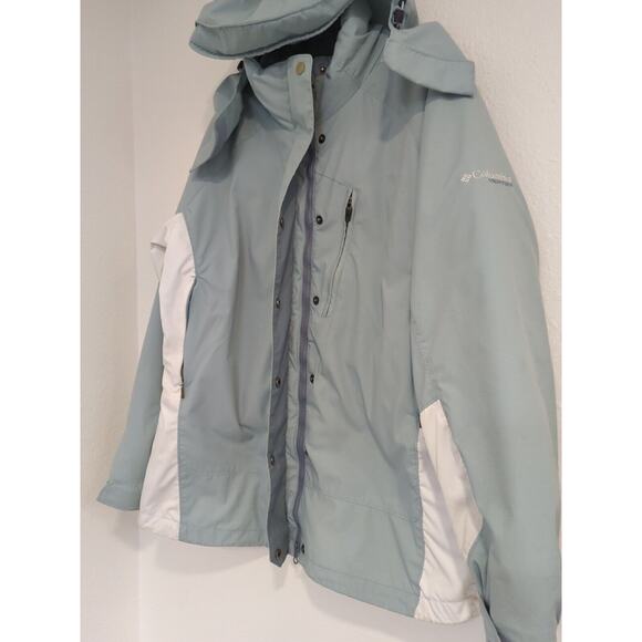 Columbia Vertex Jacket Womens XLarge Core 2 In 1 Light Sea Foam Green - Picture 4 of 9